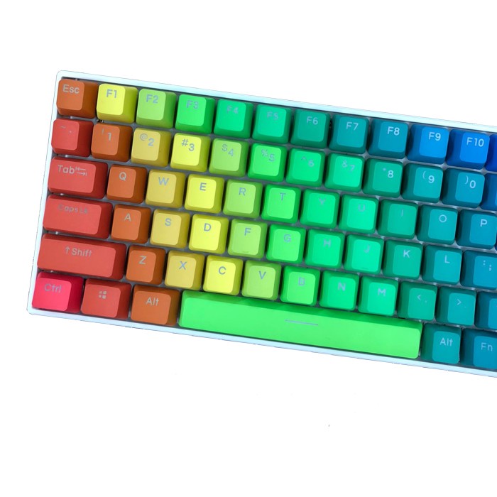 ALCHA KEYCAPS GRADIENT FULL COLOR PBT DOUBLE SHOT MECHANICAL KEYBOARD