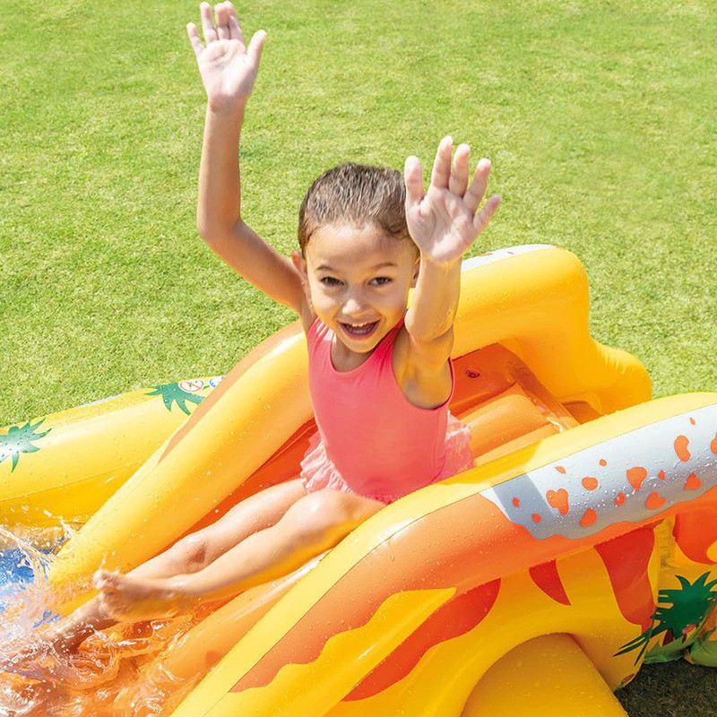 Kolam Renang Angin Wahana Bermain Air Mini Anak Inflatable Swimming Pool - Y010 - Blue/Yellow