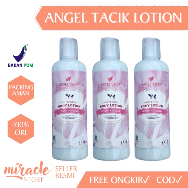 READY! WHITENING BODY LOTION ANGEL TACIK BPOM HB ANGEL TACIK ORIGINAL LOTION HB PEMUTIH PENCERAH KULIT