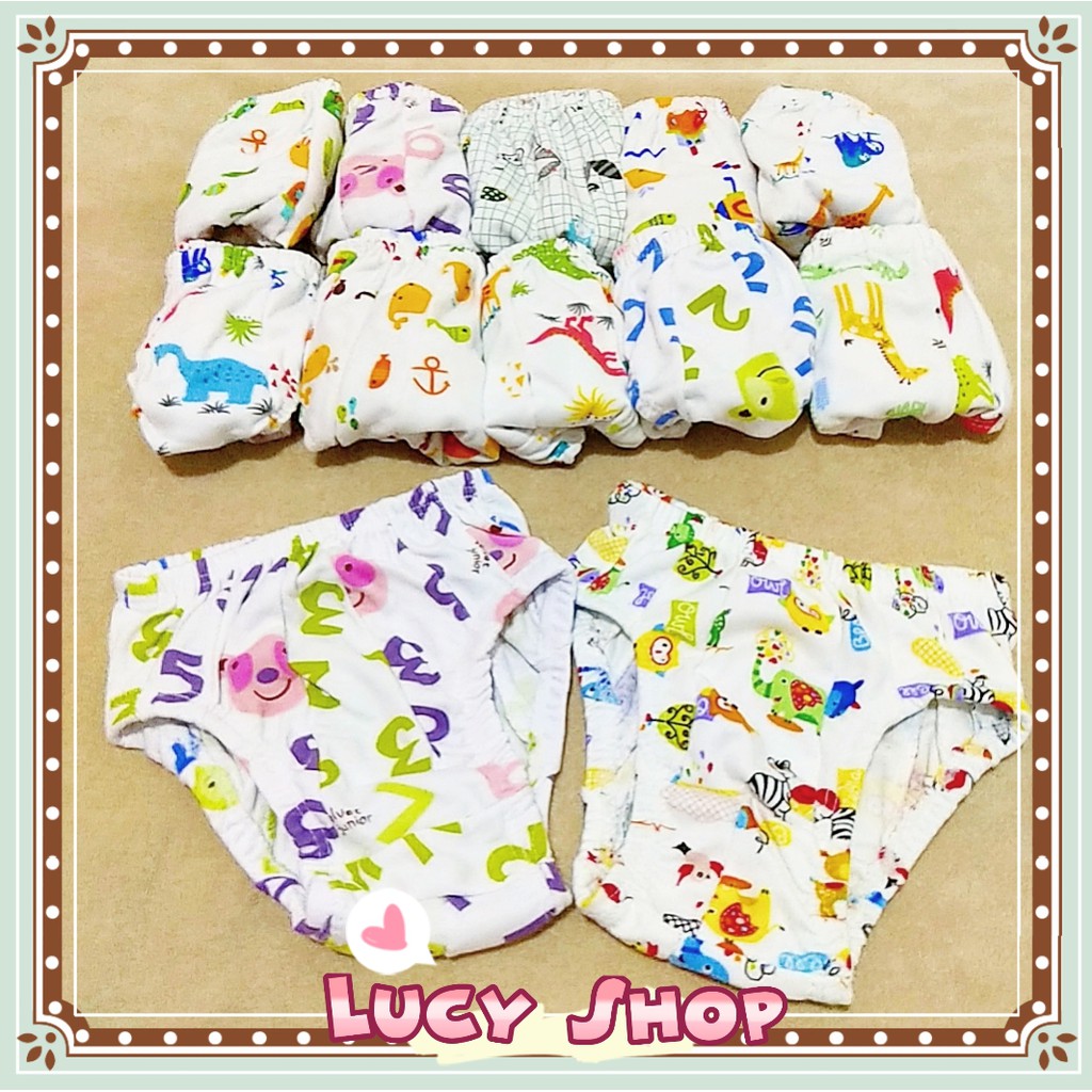 Celana Dalam Anak Bayi Libby / Velvet Perca Motif