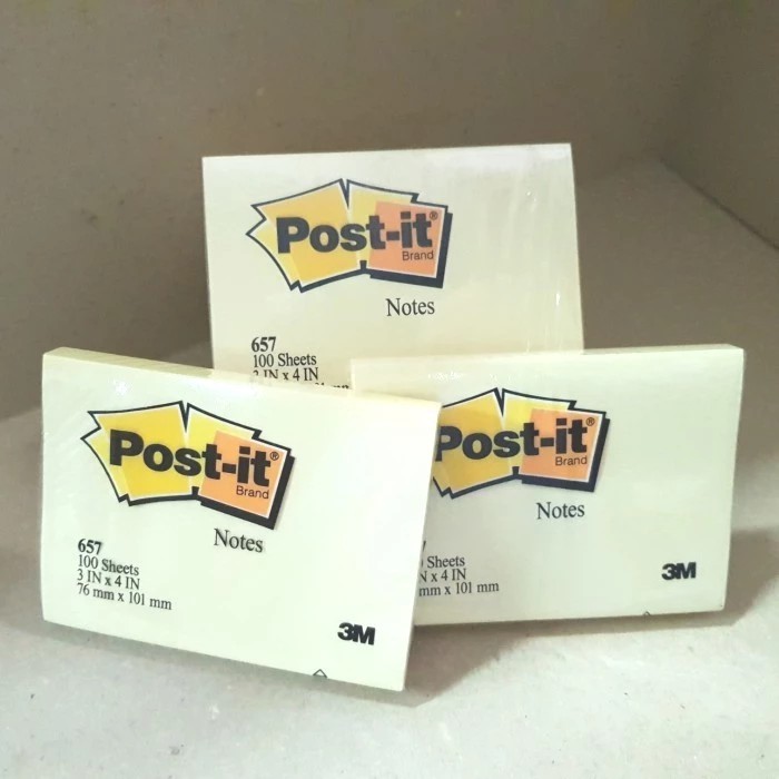 

POST IT 3M 657 kertas sticky notes