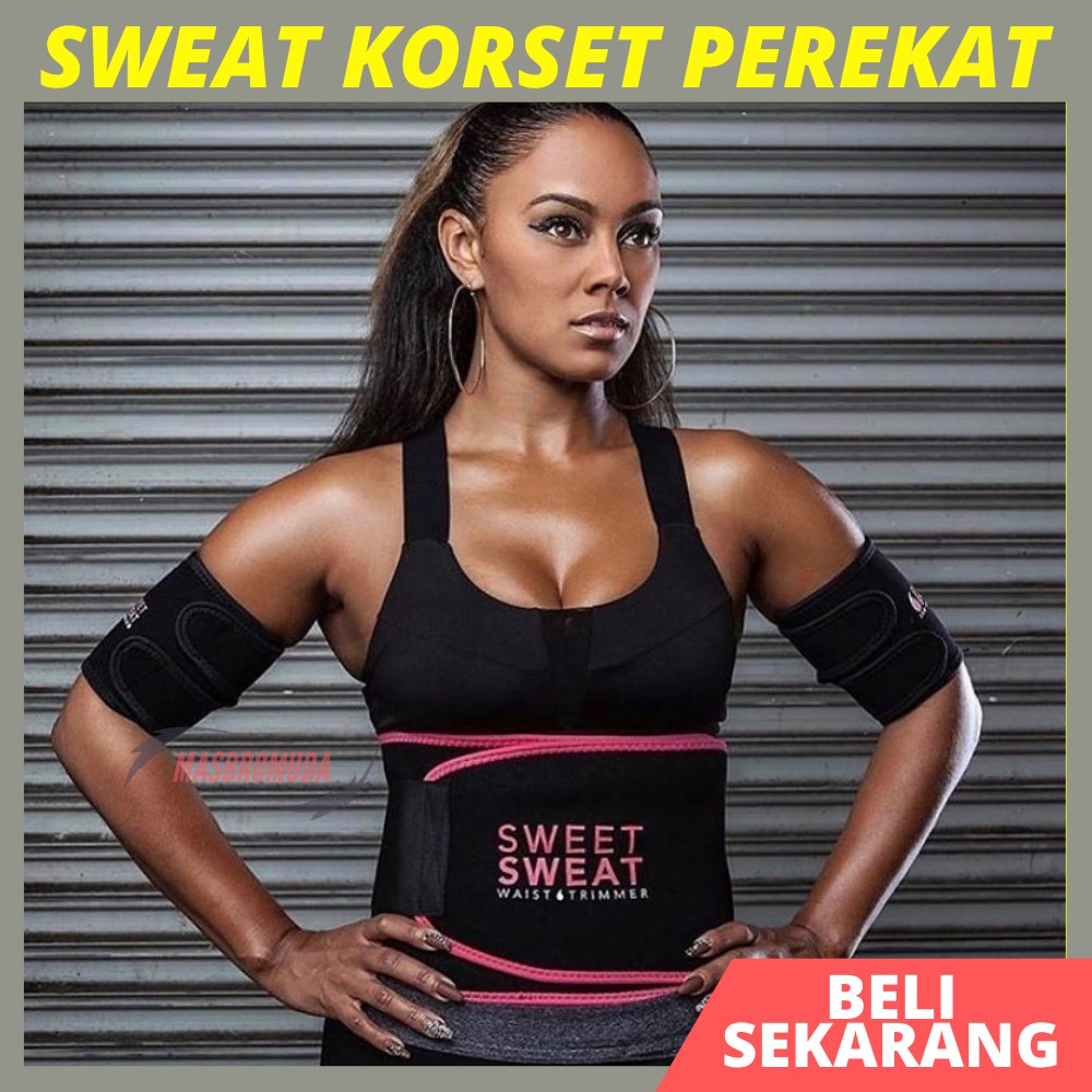 Korset Pelangsing Perut Buncit Sweet Sweat Perekat Pengecil Perut Hot Shapers Stagen Pria Wanita 001