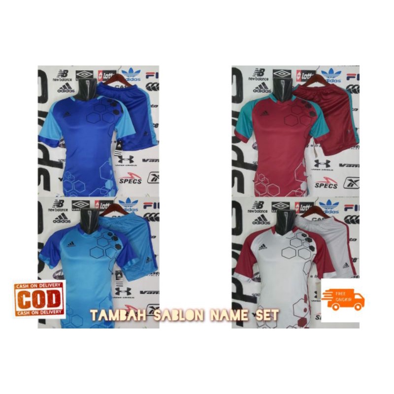 BAJU FUTSAL/ KAOS FUTSAL/ KAOS SEPAKBOLA/ SETELAN FUTSAL/ BAJU VOLLEY/ BAJU OLAHRAGA ADIDAS