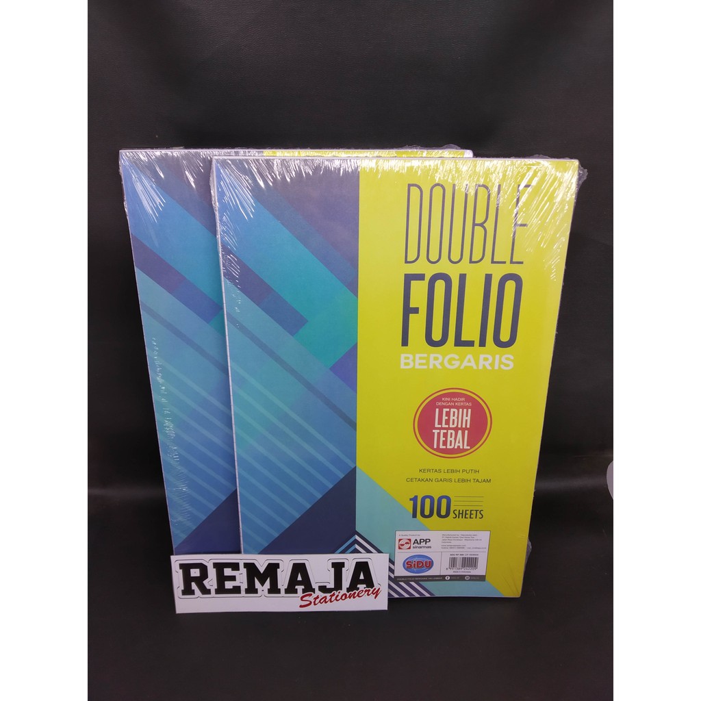 

Double Folio garis SIDU isi 100