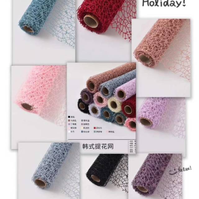 Spidermesh Polos/Paper Flower/Wrapping Paper
