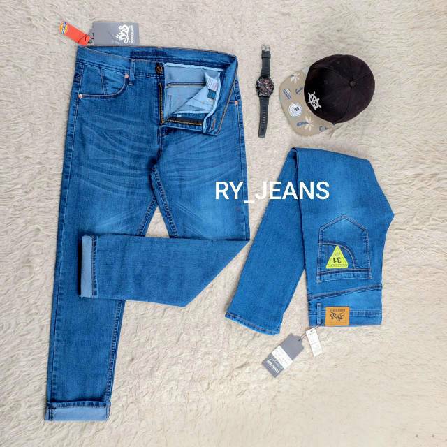 celana jeans pria dodiekis street celana panjang lighblue pria