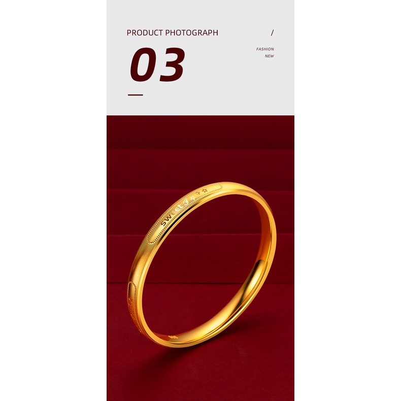 Gelang Emas Asli Kadar 375 Desain Bintang Hollow 5D Cnc Untuk Wanita