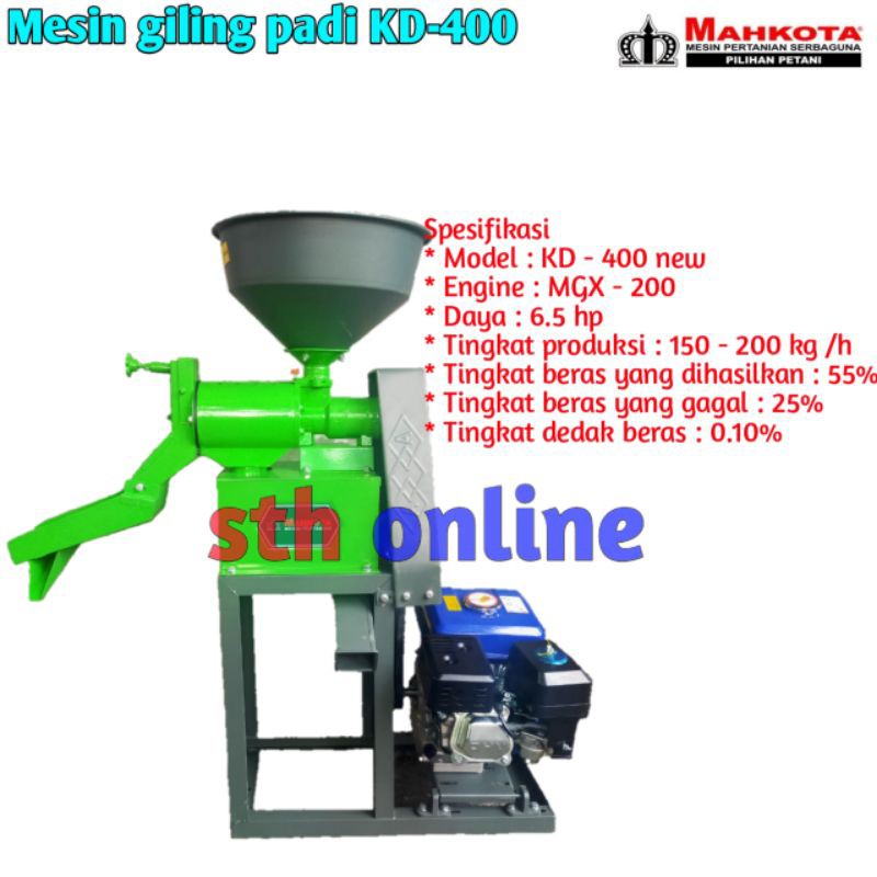MESIN GILING PADI MAHKOTA | KD-400