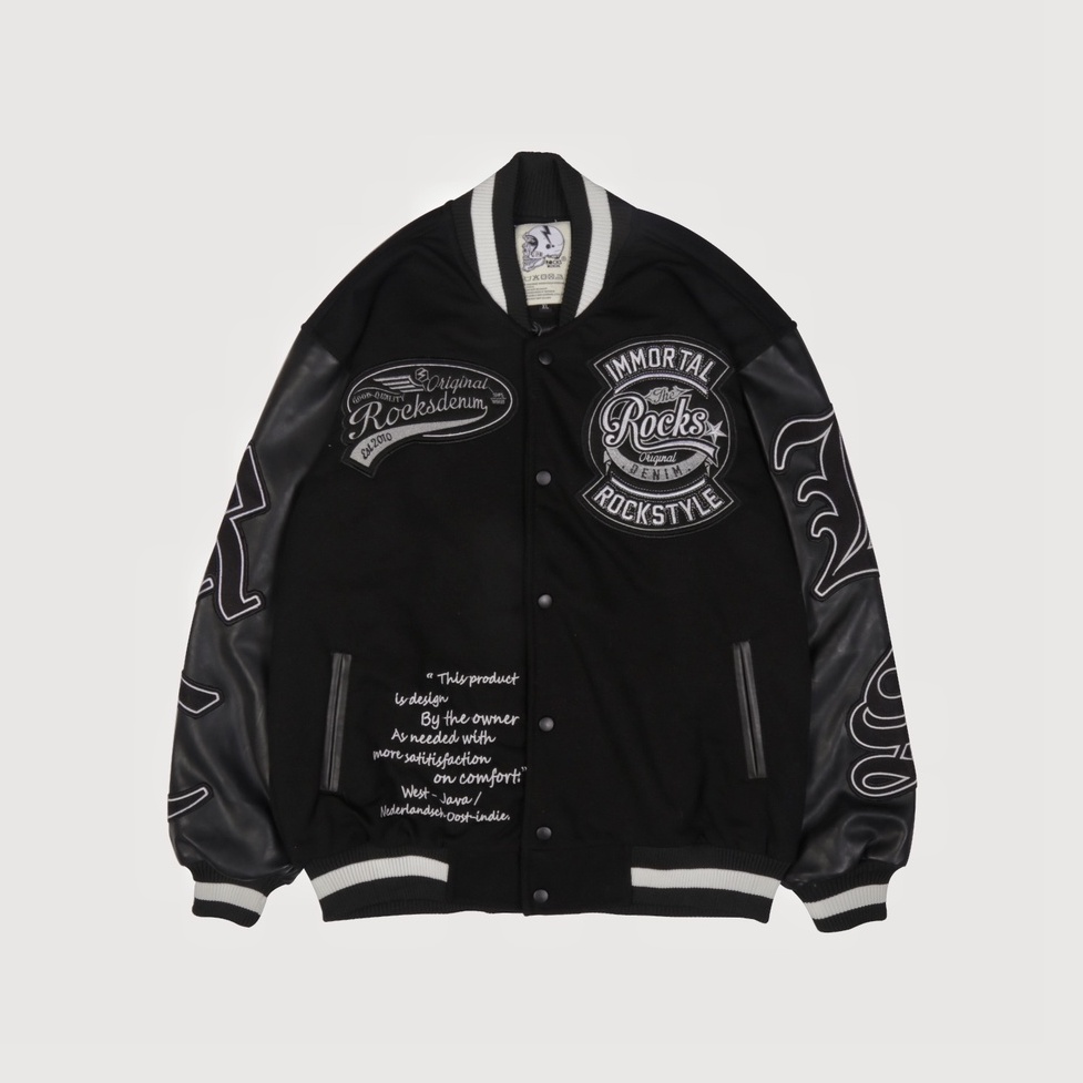 Rocksdenim - Varsity Vintage Cycles - Jacket Varsity