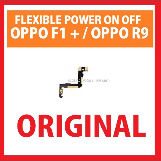 FLEXIBLE POWER ON OFF OPPO F1 PLUS R9 5.5 INCH FLEXIBEL FLEXI FLEX TOMBOL MATI NYALA 907893