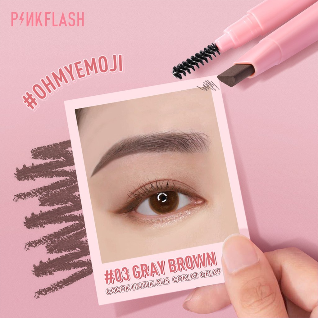 ❤ BELIA ❤ PINKFLASH Waterproof Auto Eyebrow Pencil | Pensil Alis | Eye Brow | Automatic | Pinkflash PF-E09