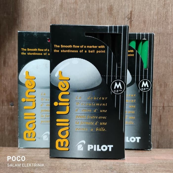 

Produk Unggulan Pen Balliner Pilot 1 Lusin Hitam Merah Biru Hijau Bagus