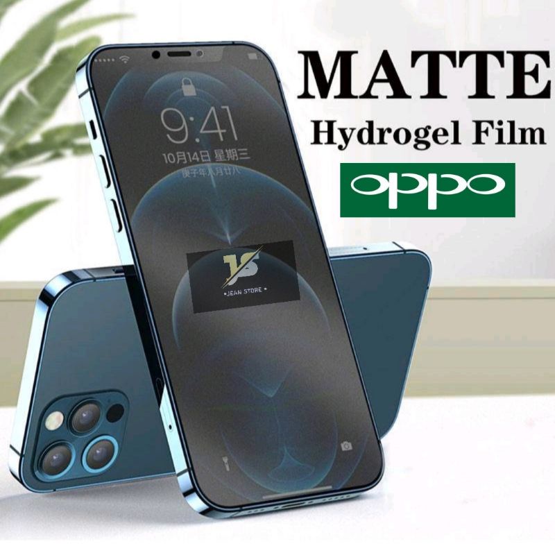 TEMPERED / ANTI GORES DEPAN / HYDROGEL MATTE DAN ANTI BLUE OPPO A17 A77 2022 RENO 8Z