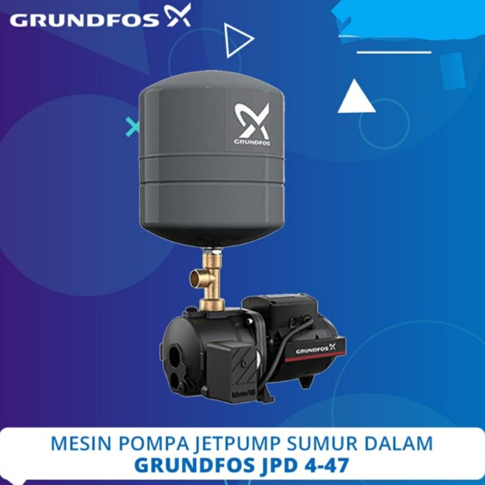 POMPA GRUNDFOS JPD 4 47 / JETPUMP POMPA GRUNDFOS 250 WATT (GOJEK/GRAB)