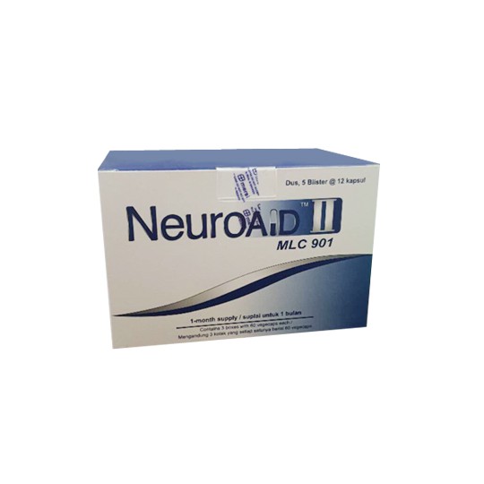 Original Neuroaid II MCL 901 Neuro Aid Obat Stroke Herbal Perbaikan Saraf dan Otak Pasca Stroke