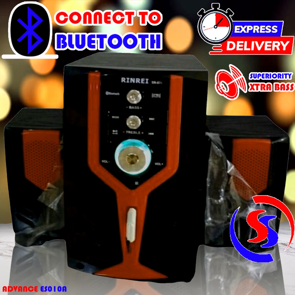 SPEAKER MULTIMEDIA BLUETOOTH RINREI 878A GARANSI RESMI