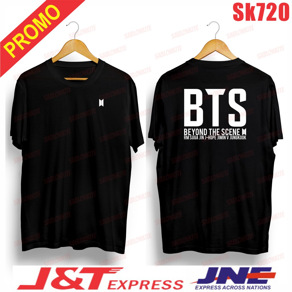 MURAH!!! KAOS KPOP BEYOND THE SCENE SK720 UNISEX COMBED 30S