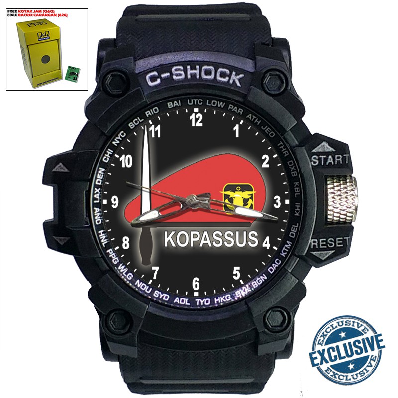 {Istimewa} Jam Tangan BARET MERAH KOPASUS Outdoor