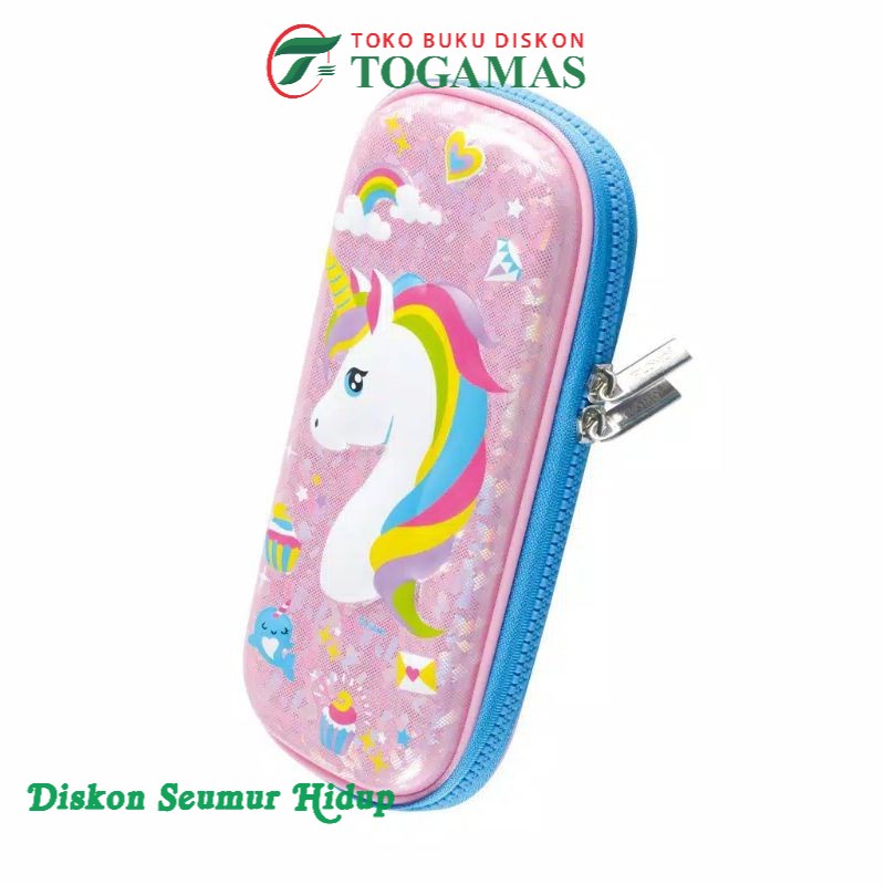

FLOMO ZIPPER PENCIL CASE WITH EMBOSSED SMALL SIZE