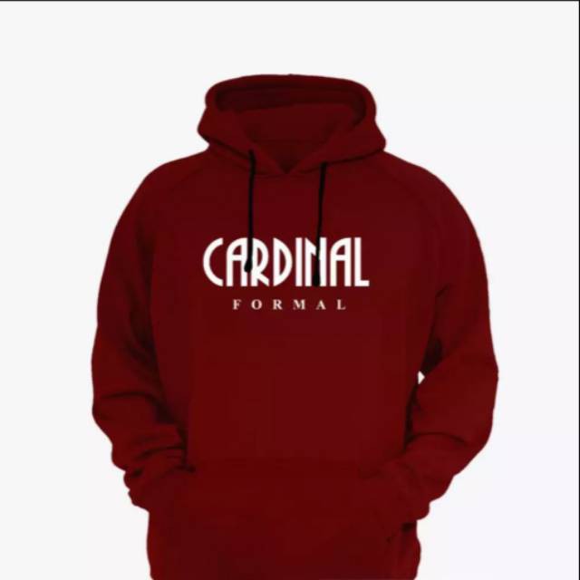 JAKET JUMPER HOODIE MAROON CARDINAL FORMAL