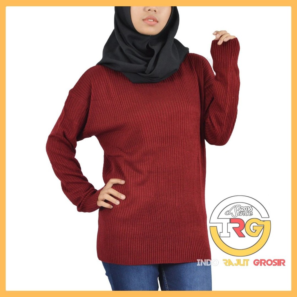 [ TERLARIS ] BOXY ABG PREMIUM / SWEATER RAJUT WANITA / ATASAN RAJUT WANITA / BAJU ABG / KOREA STYLE