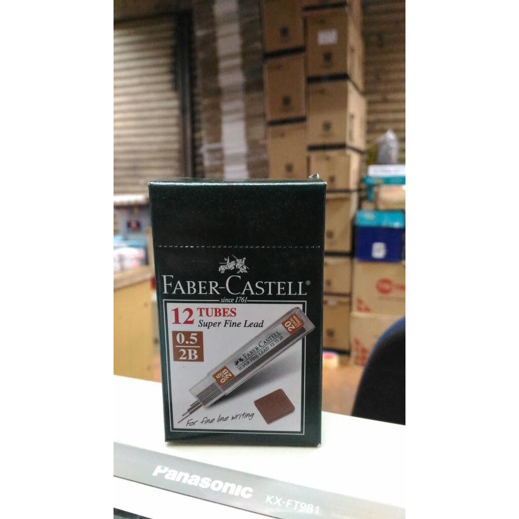 

Isi pencil mekanik Faber Castell 2B 0.5