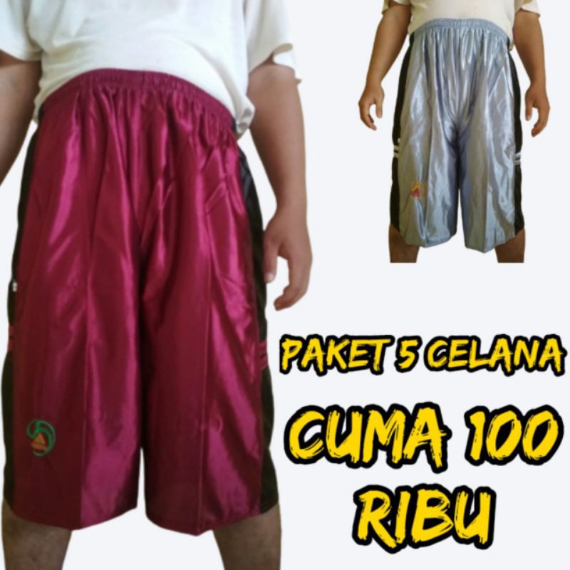 Celana Pendek Pria Jumbo XXXL / Celana Dewasa /  Celana Kolor Jumbo / Celana Kolor Olahraga Pria / C