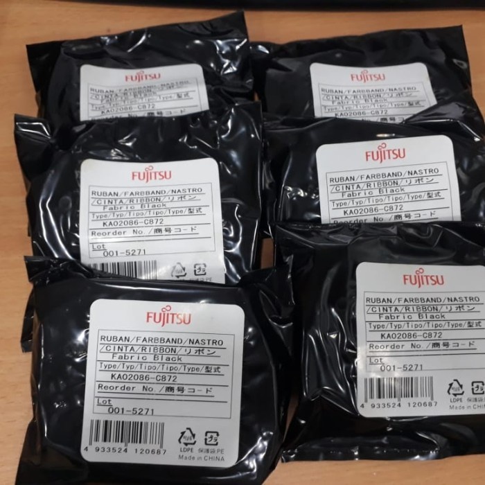 

Murah Ribbon Fujitsu Refill Isi Ulang Tanpa Casing Hemat