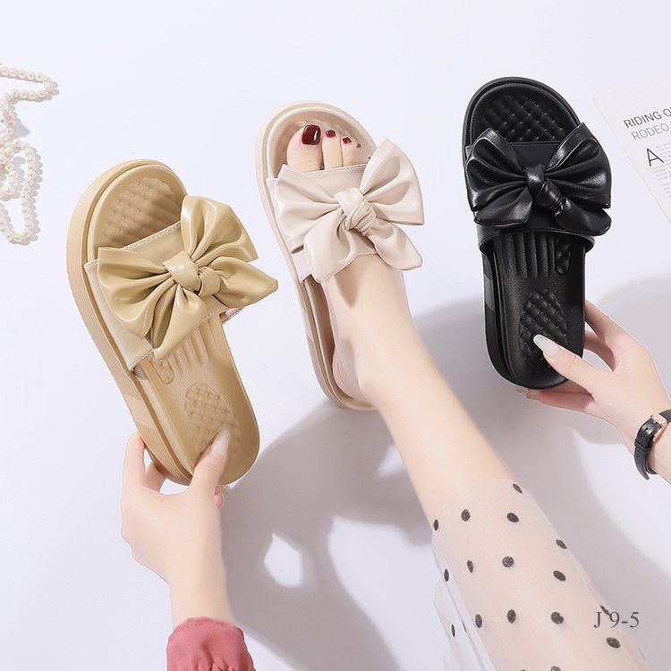 SANDAL WANITA SLOP WEDGES SAKUNA 9-5