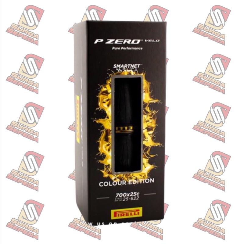 BAN PIRELLI ZERO VELO 700X25C BLACK GOLD 700C 25C ROAD