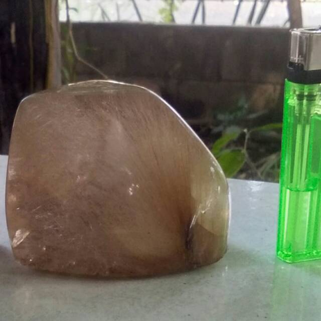 Batu Natural Kecubung Rambut Emas Kalimantan
