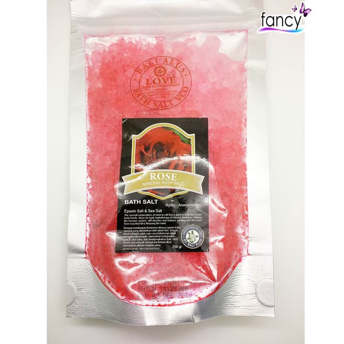 BALI ALUS BATH SALT 250 ROSE