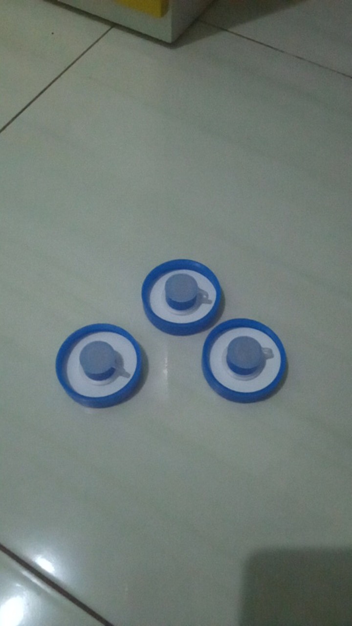 Tutup Galon Anti Tumpah Biru Praktis Efisien Model Baru