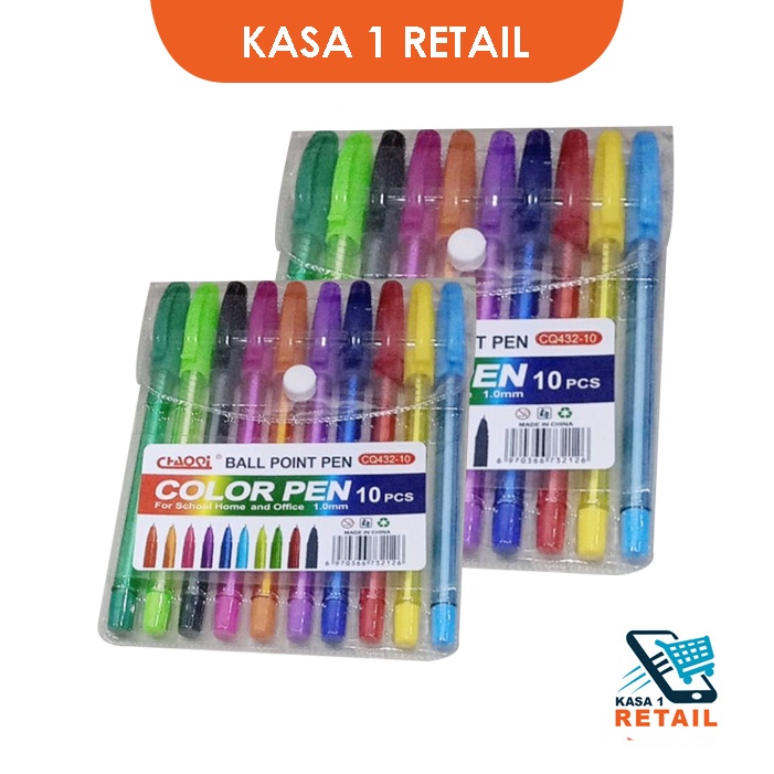 

10 PCS Ball Paint Color Pen Tinta Warna Warni