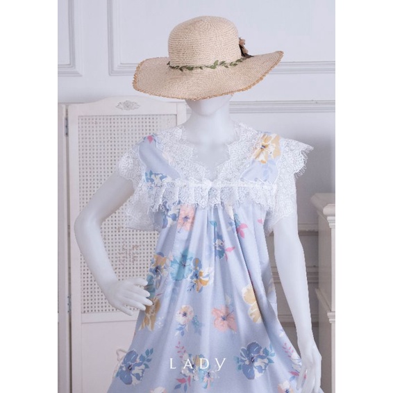 CLARISSA BLUEGREY SLEEPWEAR NEW LACE-4