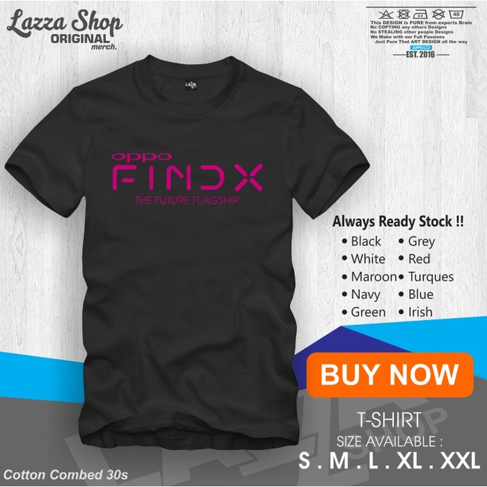 Kaos / Baju / T-shirt Oppo Smartphone FIND X Distro keren Murah   - riskyridho