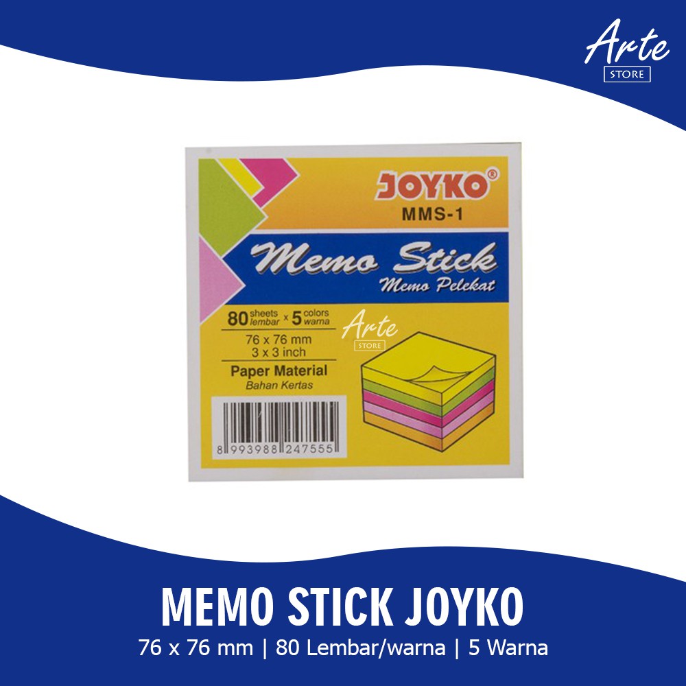 

Memo Stick - Joyko Sticky Note MMS-1