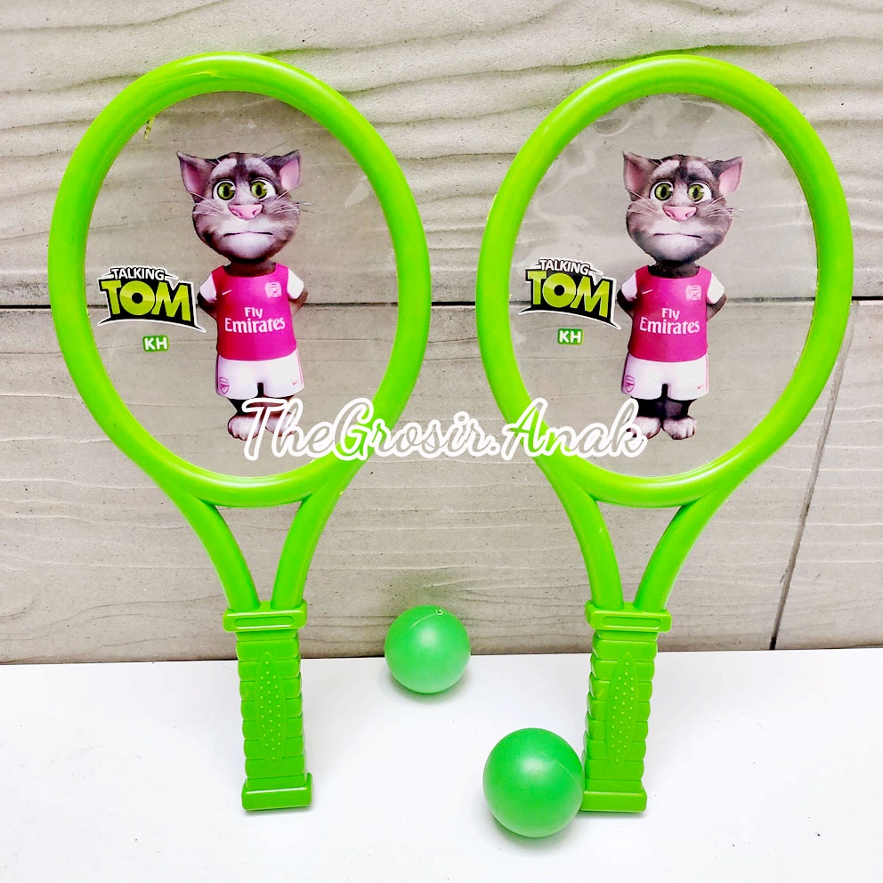 Pingpong Karakter Princess Minnie Daisy Spiderman Mainan Bet Tenis Meja Anak