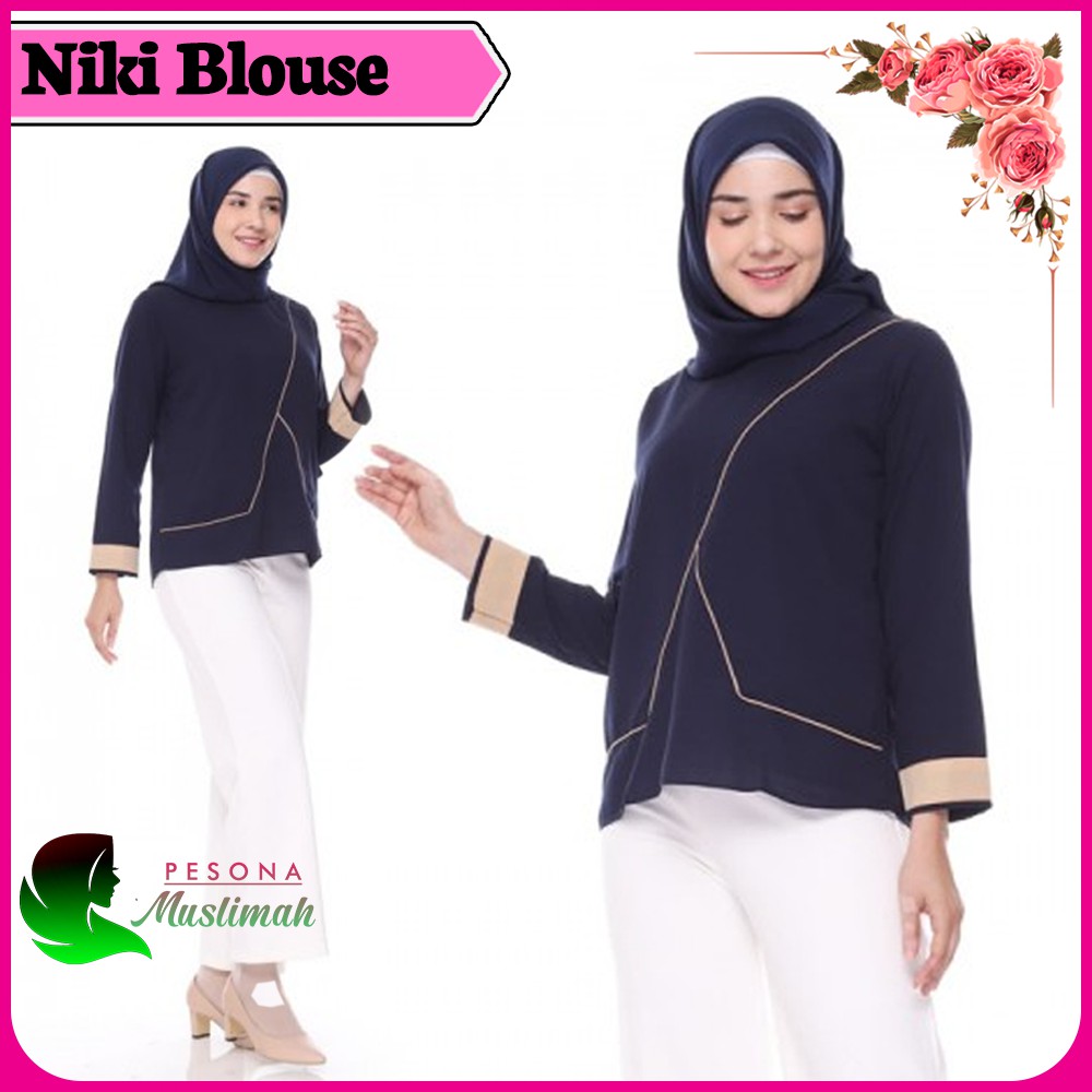 Baju Atasan Blouse Wanita Terbaru 2021 Niki Blouse