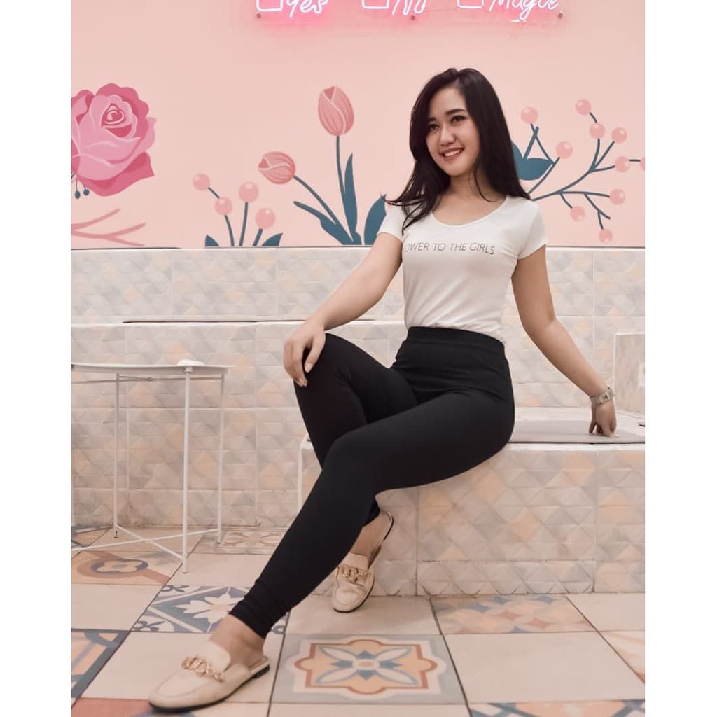 Legging Standart Wanita Spandex / Legging Wanita Panjang