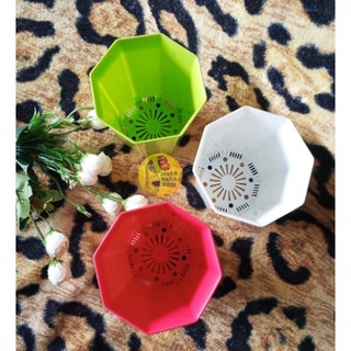 POT KOTAK PAGODA 10 CM SEGI 8 MERAH PUTIH HIJAU Shopee POT KOTAK PAGODA 10 CM SEGI 8 MERAH PUTIH HIJAU Shopee