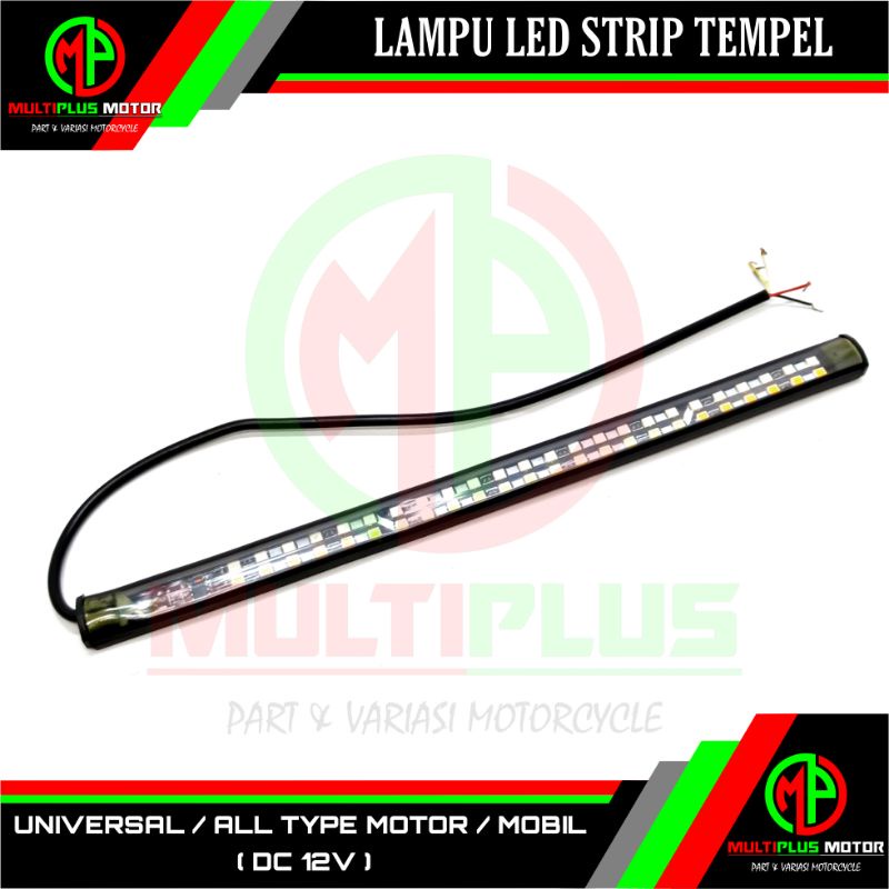 Lampu led strip stop belakang Lampu led tempel belakang Lampu led stop variasi MOTOR,CUSTOM,MOBIL