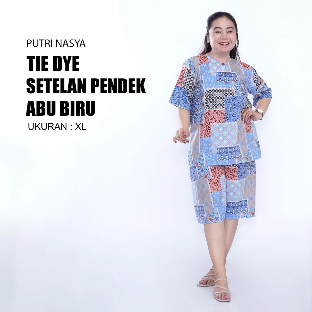 One Set Big Size / Tie Dye / Setelan Big Size / Setelan Jumbo / Tie Die Pendek / Tie Dye Big Size