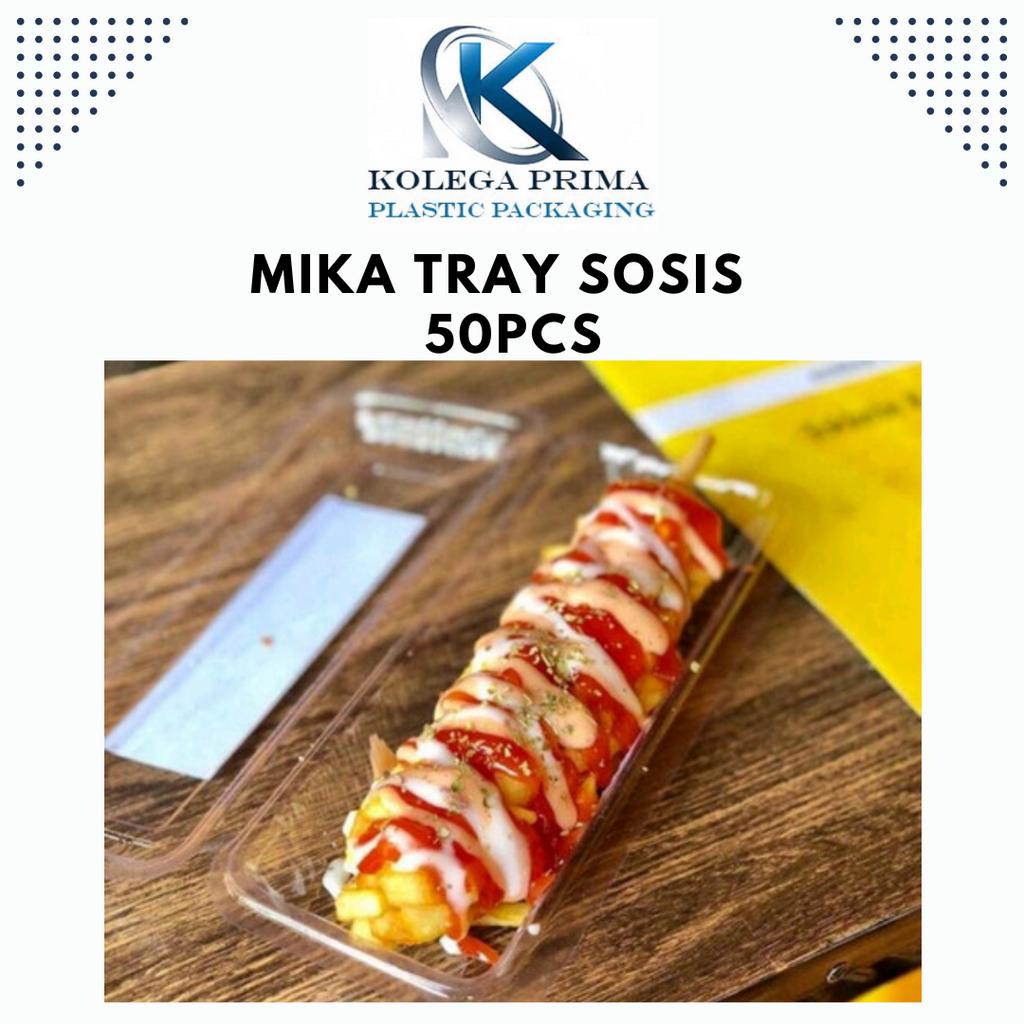 MIKA SOSIS BESAR/ MIKA ROTI HOTDOG/ TRAY SOSIS/ MIKA HOTDOG ISI 50PCS