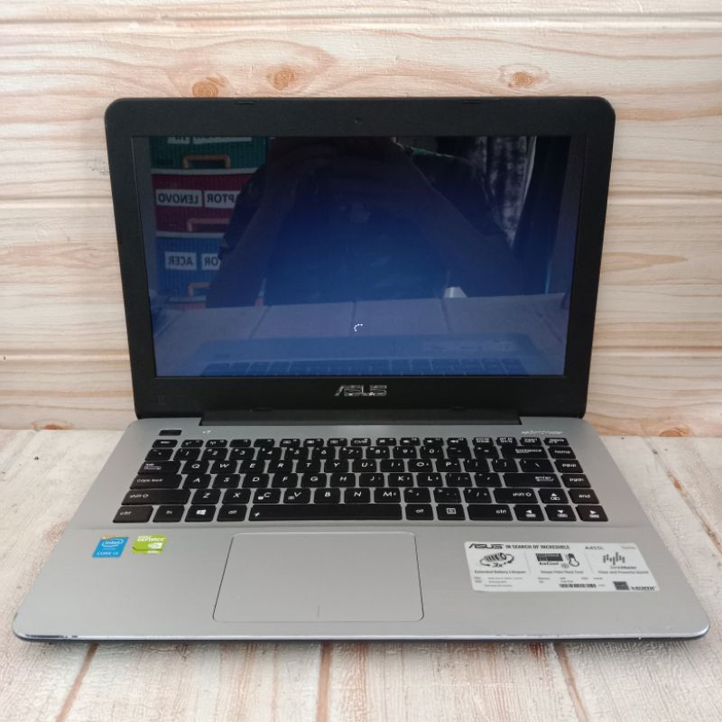 laptop asus 455lf i3-5005  nvidia geforece 930M ram 4gb hdd 500gb second