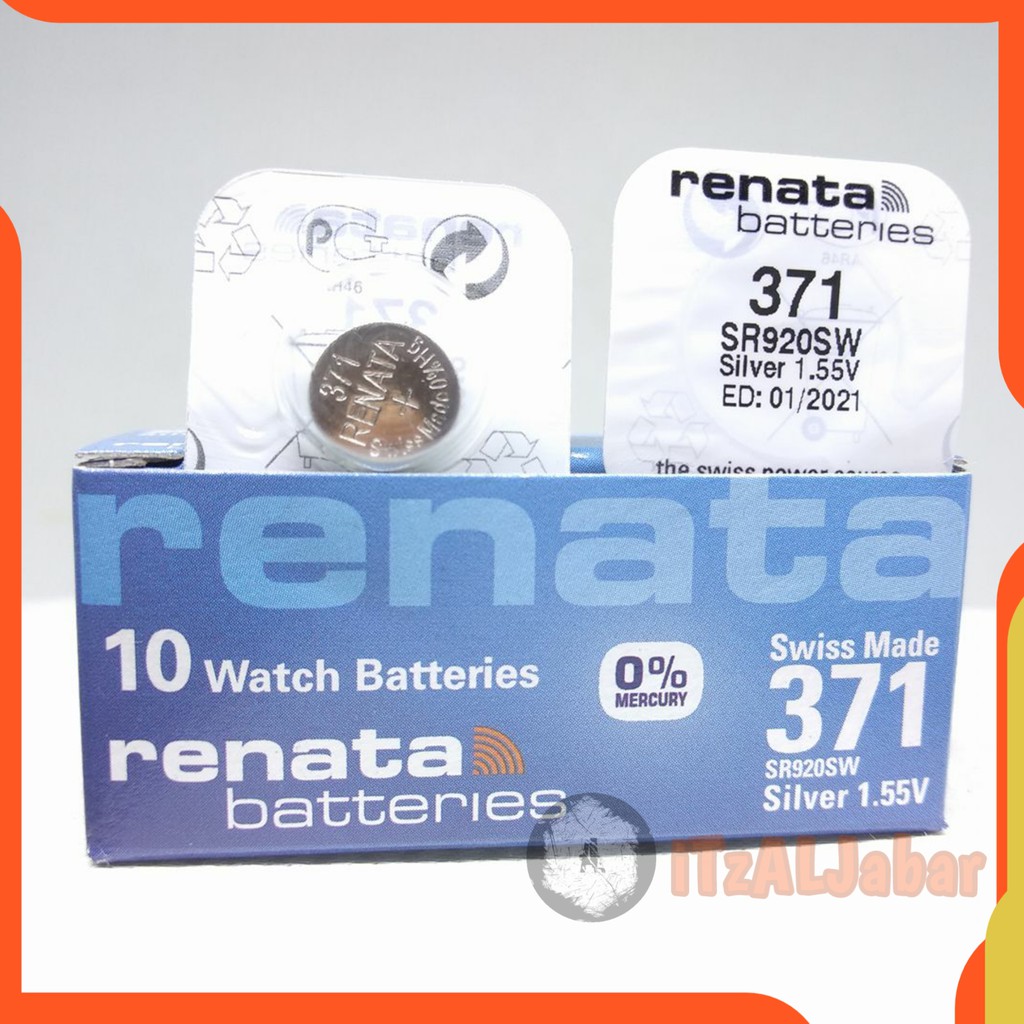 Baterai Renata 371 batre Renata SR920SW Baterai jam tangan Original