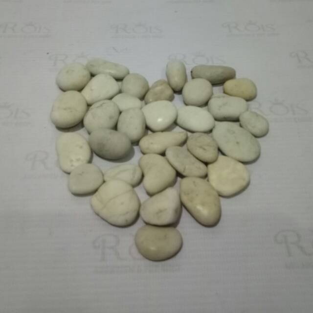 Batu kolam / batu aquarium putih