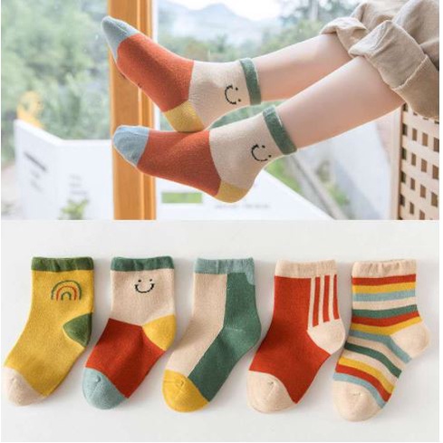 tomumuda Kaos kaki pendek anak bayi balita laki cewe motif Cantik