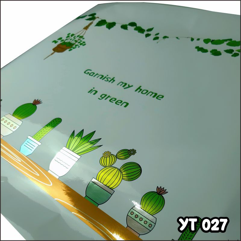 WALLPAPER STIKER DAPUR Anti Air/Minyak UK 60cm x 1m WALLPAPER DINDING