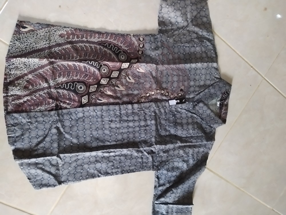 Kemeja Batik Pria Lengan Panjang Slim Fit Batik Pria Lengan Panjang Modern